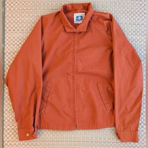 Gleneagles Harrington Bomber Jacket Orange Men's Size 38L